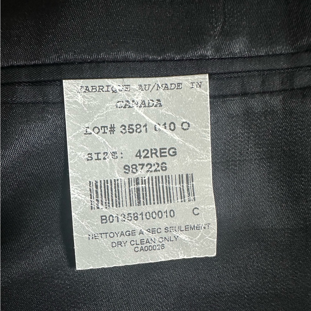 Silverstone 100% Cashmere Houndstooth‎ Men’s Blazer, Size 42R, MSRP $350 - Picture 6 of 8